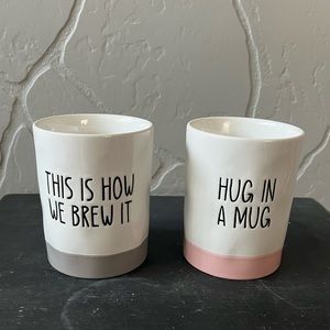 Set of 2 Coffee Themed Jars